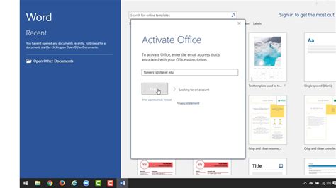 Activation Microsoft Word new