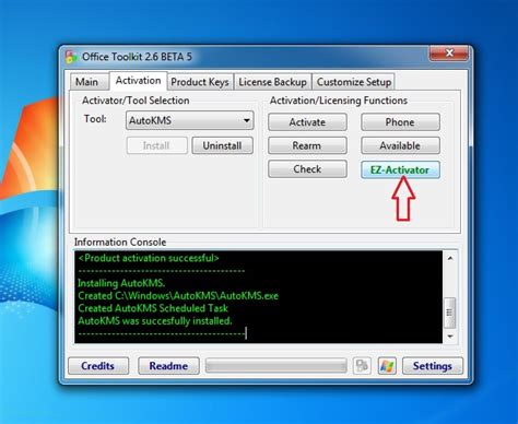 Activation microsoft OS windows 7 portable