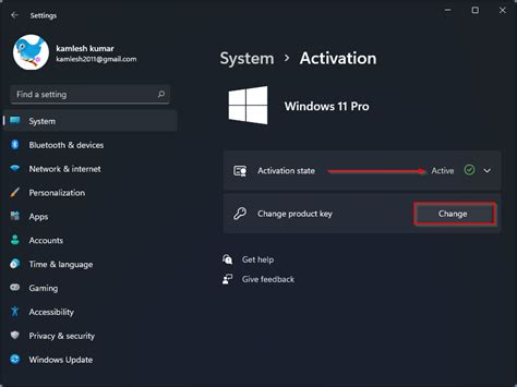 Activation microsoft operation system win 11 open 