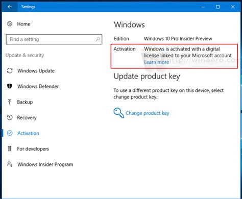 Activation windows 10 official