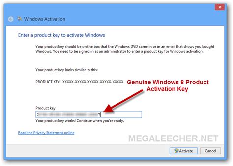 Activation windows 8 for free