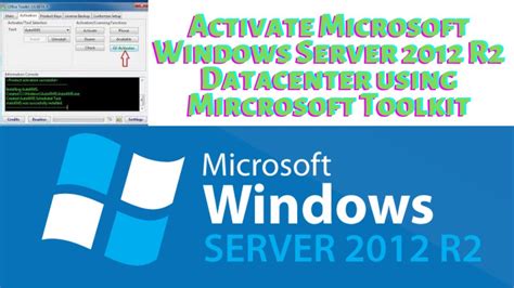 Activation windows server 2012 2024