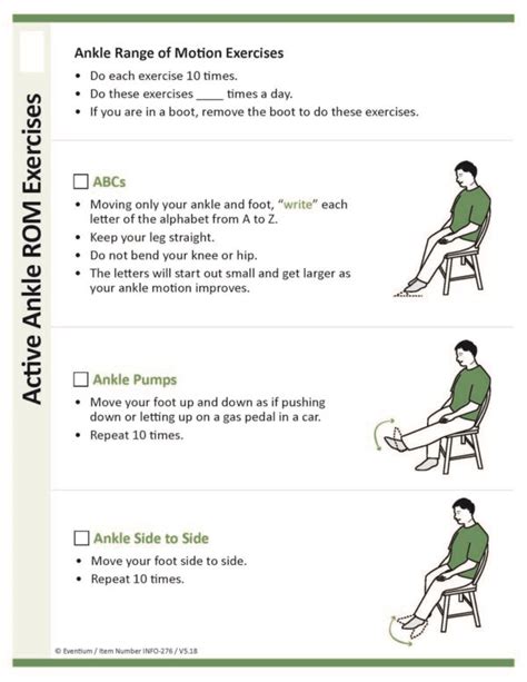 Active Ankle ROM Exercises Eventium