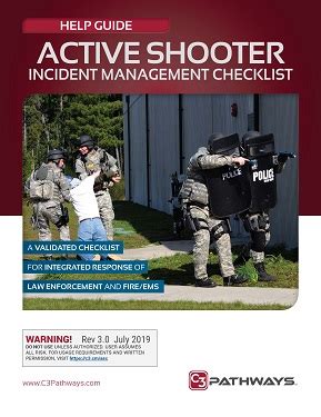 Active Shooter Checklist - C3 Pathways