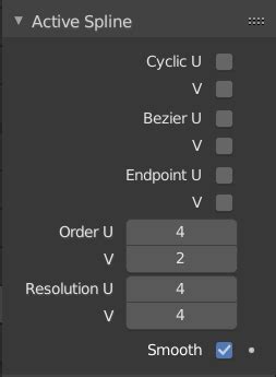 Active Spline — Blender Manual