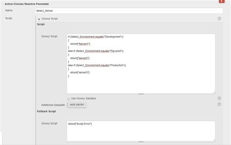 Active choices jenkinsfile.  Excellent! It works.  The following demonstrate...