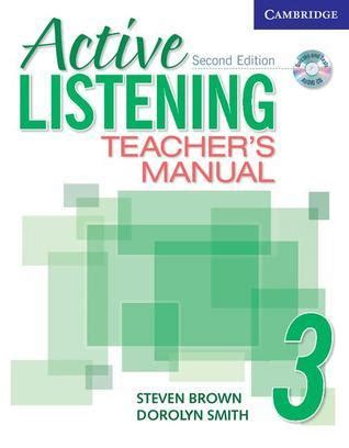 Active listening 3 teachers manual with audio cd by steve brown. - Manual de soluciones de transferencia de calor y masa cengel.