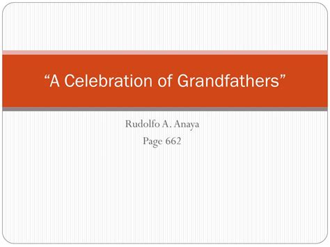 Active reading guide a celebration of grandfathers. - Chapter 2 chemistry of life crossword puzzle.