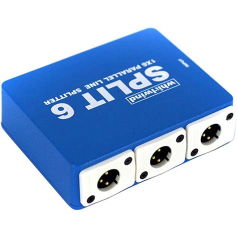 Active xlr splitter.  Divide a single input into multiple outputs for a versatile and e...