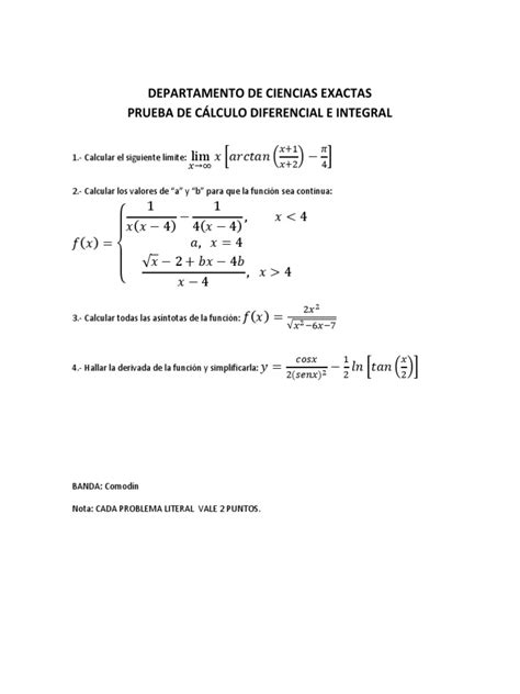 Actividad de Intervencion Prueba Calculo diferencial