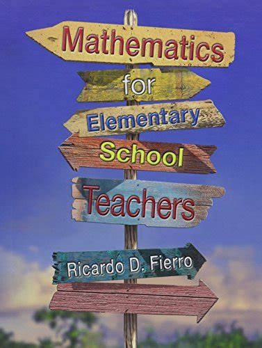 Activities manual for fierros mathematics for elementary school teachers. - Libro de texto de biología de secundaria en línea.