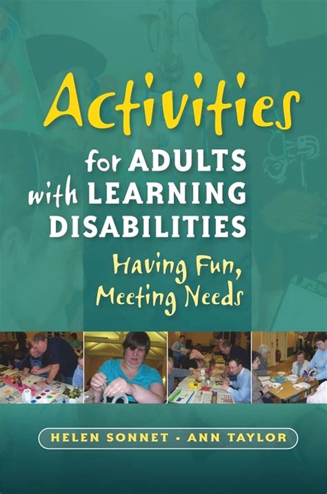 Full Download Activities For Adults With Learning Disabilities Having Fun Meeting Needs By Helen Sonnet