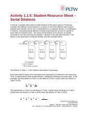 Activity 1.1.5 Student Resource Sheet Serial