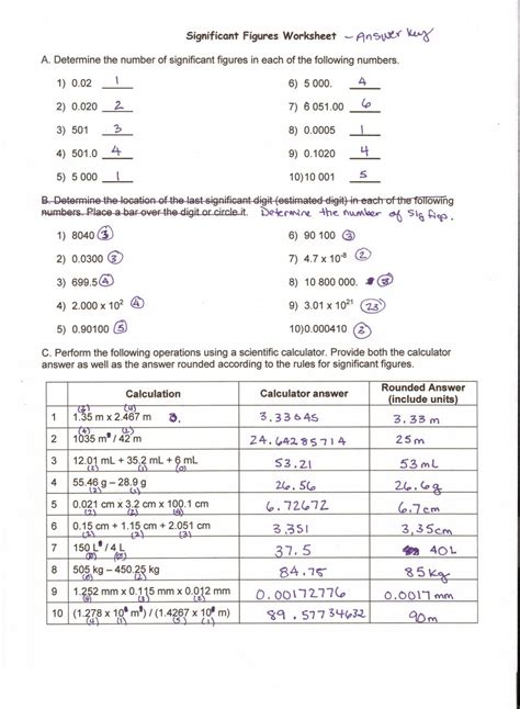 Activity 3.2 Unit Conversion Answer Key
