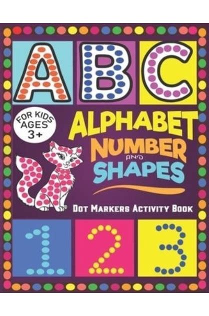 Activity Book For Kids Ages 3 Alphabet Number Shape Color And Game For 3 Year Old