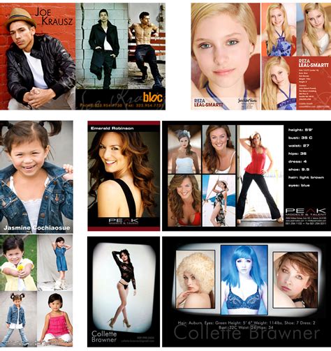 Actor Comp Card Comp card example Model/Actor Headshot Ideas