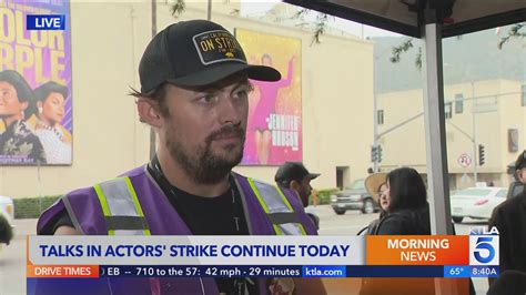 Actors strike continues, but resumed talks bring hope of deal