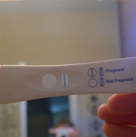 You can read more about false positive pregnancy test results here. What does a faint line look like? Each pregnancy test is different, with some brands using a red dye and others, like Clearblue, a blue dye. For a red dye test, a faint line will look light pink, whereas a blue dye test will produce a light blue line See images below to get an .... 