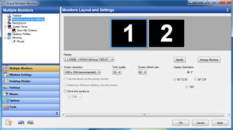 Actual multiple monitors.  Actual Multiple Monitors is a software utility which offers the ...