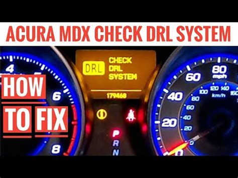 Acura mdx drl system check. My navigation system quit working last year - bought an updated version and installed and still wouldn't work. Just recently the screen has … read more. I have and Acura MDX 2007 and it doesnt want to get gps signal. So I went ahead and did a diagnostic on it and the gps antenna comes white and … read more. 