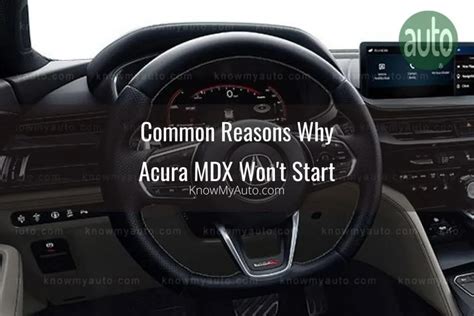 Acura mdx won't start brake is hard. Connect your multimeter probes to the battery posts, start the car and watch the voltage. Normally, a running car with the alternator charging the battery would have between 13.8 and 14.8 volts running through it. If the voltage is below that, then it's probable the alternator isn't charging the battery. 