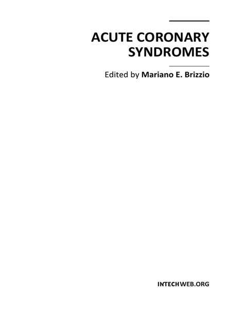 Acute Coronary Syndromes M Brizzio Intech 2012 WW pdf