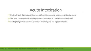 Acute phenytoin intoxication: causes, symptoms, …