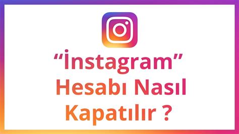 Adına açılan instagram hesabı nasıl kapatılır