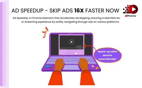 Ad speedup extension. This extension will allow you to either speed up or slow down shows and movies to enjoy watching your favorite content at your own pace. ... SpeedUp: Netflix, Prime videos. 4.2 (156) Average rating 4.2 out of 5. 156 ratings. ... block ads and click next episode button on Hulu. Crunchyroll Speeder: adjust playback speed. 4.9 (9) Average rating 4 ... 