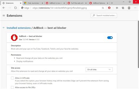 AdBlock für Edge 2.6.0.0 - Download für PC Kostenlos