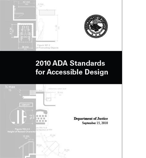ADA Compliance - ADA Compliance ADA Compliance The Department of Justice published revised ADA Compliance regulations for Titles II and III of the Americans with Disabilities Act of 1990 (ADA) in the Federal Register on September 15, 2010. These ADA Comp. 