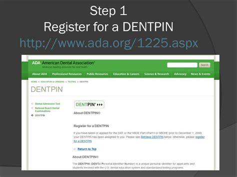 Ada Dentpin Login Login Page Design