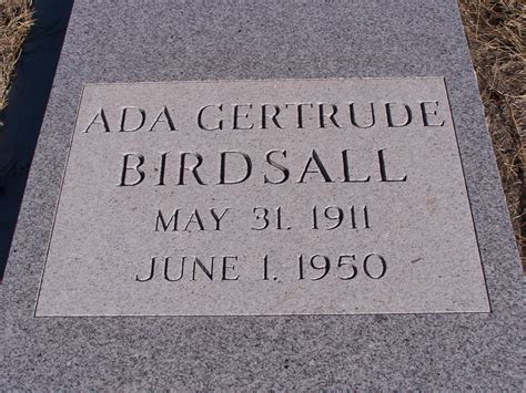 Ada Gertrude Clason Birdsall (1911-1950) - Find a...