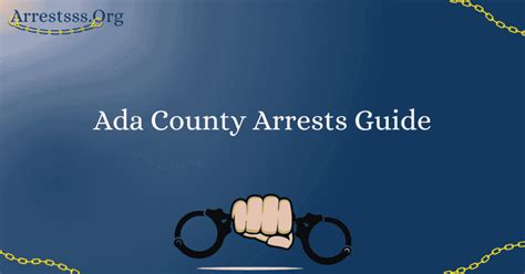 Ada county arrests report.  The people featured on this.  Get tips on searching b...