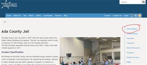 Ada county jail current arrests.  Every Ada County Jail page linked to above w...
