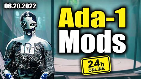 Ada-1 mod rotation. Another day, another set of new mods await you with the vendors, Ada-1 and Banshee in Destiny 2. These are mainly weapon and armor mods that are much needed by a guardian to complete their search for specific mods. The mod reset for Ada-1 and Banshee-44 happens on a Daily reset basis, and the weapon and armor shuffles happen every week. 
