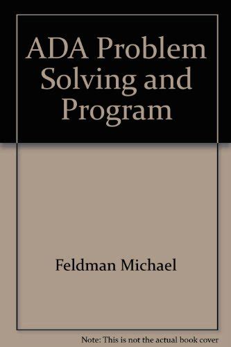 Full Download Ada 95 Problem Solving And Program Design By Michael B Feldman