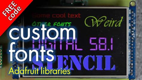 Adafruit gfx font customizer. github.  We love their products, libraries, their tools, well basi...