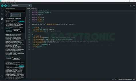 Adafruit st7789 library documentation.  The library is targeted at 32-bit proc...