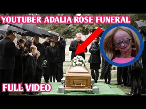 Adalia rose funeral. YouTuber Adalia Rose has died at the age of 15 from a rare genetic condition. The US teenager was diagnosed with Hutchinson-Gilford progeria, also known … 