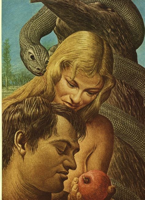  Adam and Eve are the parents of all humans in the Abrahamic religions. In the Book of Genesis in the Bible, as well as the Qu'ran and the Aqdas, they are the first two people made by God . The Bible says that the Nāḥāš (translated as serpent) tempted Eve so she could eat the forbidden fruit of the tree of knowledge of good and evil in the ... . 