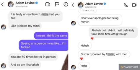 Adam Levine Cheating Scandal / Text Messages