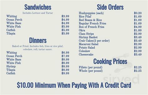 Adam klein seafood menu. CONTACT US. 708 River Road, Belmar, NJ 07719. GET DIRECTIONS. 732-681-1177. Take a look at the menu at Klein's Waterside Seafood Café & Restaurant in Belmar, featuring fresh, locally caught fish. 