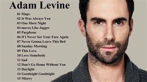 Adam levine songs. Things To Know About Adam levine songs. 