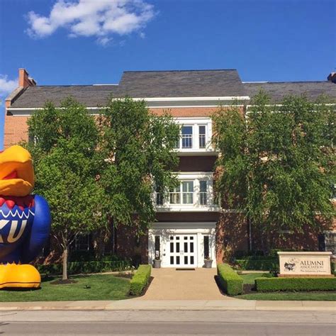 The building is attached to the dramatically renovated Adams Alumni Center, home of the KU Alumni Association, at 1266 Oread Ave., the entrance to historic Jayhawk Boulevard on KU’s Lawrence campus. “The Jayhawk Welcome Center helps KU create a campus visit that no other university can match,” said Chancellor Douglas A. Girod.. 