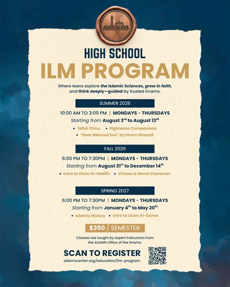 Adams center school.  The ADAMS Ilm Program offers high school students (Grad...