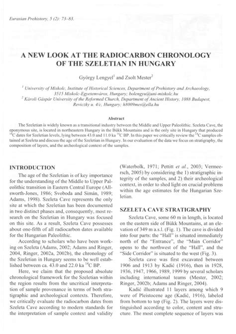 Adamska 1996 Towards radiocarbon chronology of the pdf