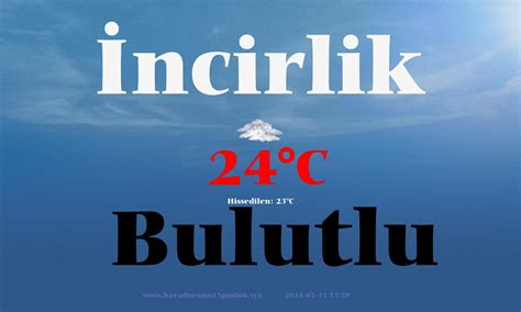 Adana adana incirlik hava durumu