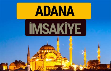Adana ezan vakti diyanet 2018