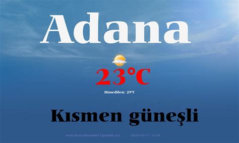 Adana hava durumu 15